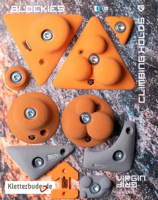 Produktbild von BLOCKies Kinderklettergriffe Set Klettergriffe mixed - VirginGrip,