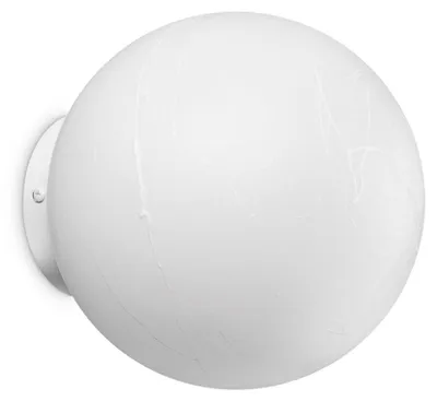 Image de Applique Contemporaine Papier Métal Blanc 1 Lumière E27 25W Ip20