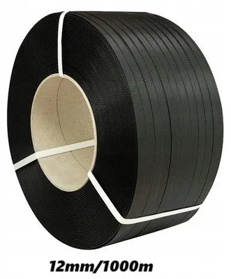 Produktbild von Adors 12mm PP Umreifungsband für Paletten Schwarz
