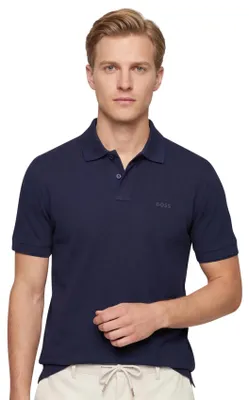 Produktbild von Hugo Boss Orange Poloshirt dunkelblau Prime-Baumwolle
