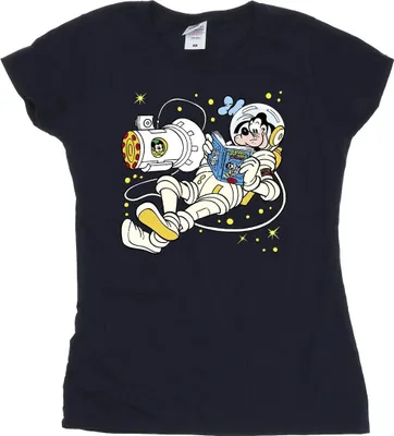 Produktbild von Disney - "Reading In Space" T-Shirt für Damen BI33615 (XL) (Marineblau)