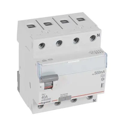 Image de LEGR Tx3 Interrupteur différentiel 40A 4P 500Ma 411795 A 411795