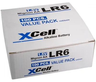 Productafbeelding van Batterij LR6 Mignon AA, alkalisch, 1,5 V (verpakking van 100 stuks)