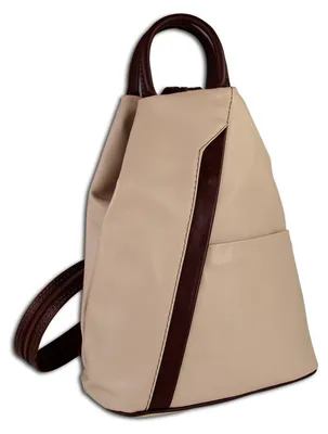 Produktbild von Toscanto Backpacks Cityrucksack, rosa, braun Leder OTT604RA