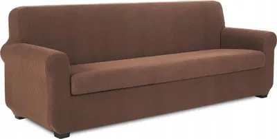 Obrázek produktu pro Elastický dvoudílný potah na pohovku TIANSHU Stylish Brown