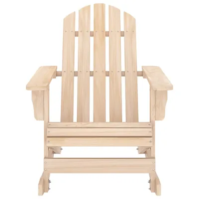 Image de vidaXL Chaise à bascule Adirondack en bois massif de sapin
