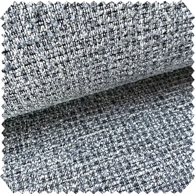 Produktbild von novely® CORTE - r Bouclé-Polsterstoff - Schwerer Möbelstoff mit Schlingen Knoten 790g - Pflegeleichte Meterware 1lfm - Farbe: 87 Hellgrau Grau