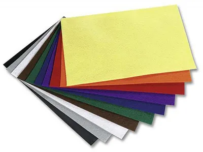 Produktbild von Folia Bringmann Dekorfilz Bastelbedarf 10 Bögen 20x30cm Blau
