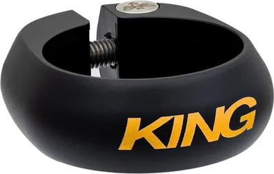 Productafbeelding van Chris King zadelklem, 31,8 mm, zwart/goud (twee kleuren)