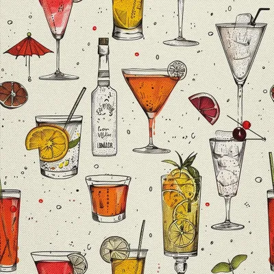 Produktbild von OUTDOOR DEKOSTOFFE OXFORD - Motiv Cocktail | DX8546
