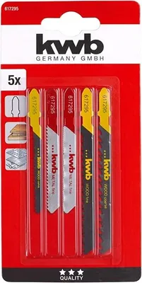 Produktbild von kwb 617295 Stichsägeblatt-Set für Holz und Metall 5 St