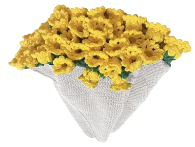 Productafbeelding van Gehaakte Bloementapijt Breipakket voor Beginners