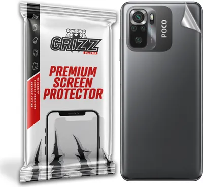 Produktbild von Folie auf der Rückseite GrizzGlass SatinSkin für POCO M5s