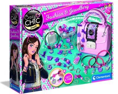 Obrázek produktu pro Clementoni 28455 Crazy Chic kabelka DIY - korálky a náramky