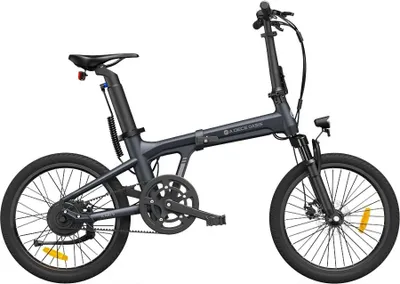 Productafbeelding van Elektrische Fiets ADO Air 20 - 250W Motor 36V9.6Ah Batterij 100KM Bereik Hydraulische schijfrem - Grijs