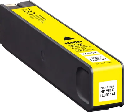 Produktbild von KMP H169YX, Gelb, 149 ml, 1 Stück(e), 10000 Seiten