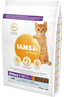 Zdjęcie produktu dla Sucha Karma Iams for Vitality Dla Kociąt Z Rybami Oceanicznymi 10kg