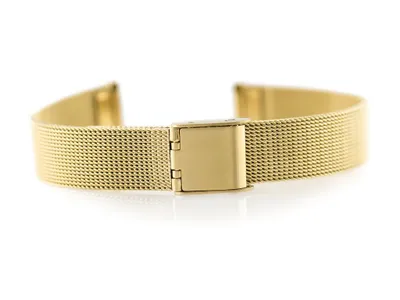 Image de Bracelet 301g - HQ Mesh - Or - 14mm