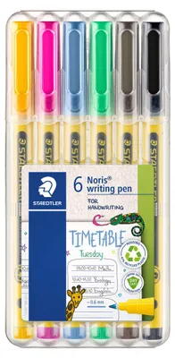 Immagine prodotto di STAEDTLER® 307 SB6 Penna a punta fine Noris, confezione da 6