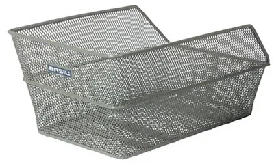 Produktbild von Basil Hinterradkorb Cento für Schultasche olivgrün 38x24x11cm engmaschig