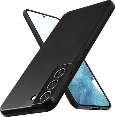 Produktbild von Cadorabo Hülle für Samsung Galaxy S22 PLUS Schutzhülle in Schwarz Hard Case Handy Hülle Etui