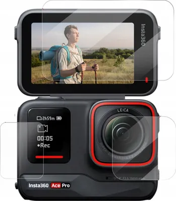 Produktbild von TELESIN tempered glass for Insta360 Ace Pro / Ace camera