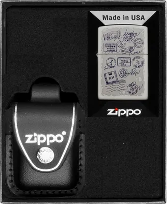 Produktbild von ZIPPO Feuerzeug-Set STAMPS DESIGN Geschenk No3