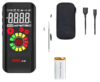 Immagine prodotto di Multimetro digitale, batteria ricaricabile, rilevamento EMF, BSIDE A10