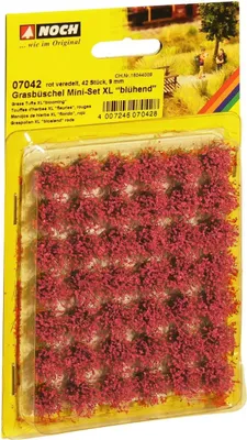 Produktbild von NOCH 07042 - Grasbüschel Mini-Set XL “blühend” - Neu