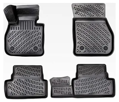 Produktbild von 3D Gummimatten Set für Hyundai i20 ab 2020 | Hoher 5cm Rand