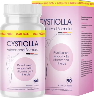 Produktbild von Cystiolla Kapseln - mit Pflanzenextrakten , Mineralstoffen und Vitaminen - für Frauen und Männer - 90 Kapseln Inhalt