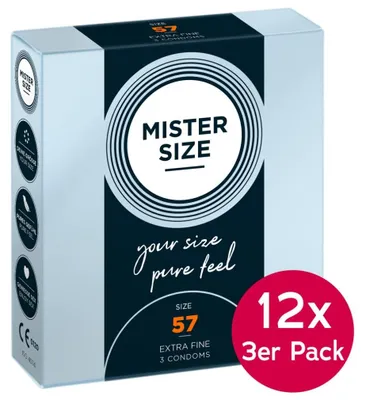 Obrázek produktu pro Mister Size, podnos 57 mm, balení 12 kusů