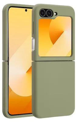 Produktbild von Accezz Liquid Silikoncase mit MagSafe Samsung Galaxy Z Flip 6 - Cooper Green