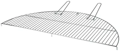 Grillrost-Carbon-Stahl-halbrund