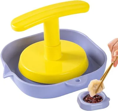 Produktbild von Knoflookpresse, Knoblauchmühle - Handgroßschnittmaschine | Handbetriebener Gemüseschneider, Wurzel-Chopper, Schredder, tragbar, multifunktional für Küche