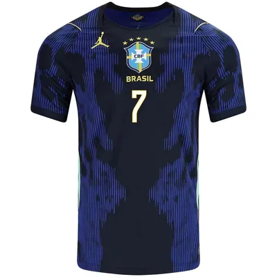 Produktbild von #7 VINI JR. Brazil Away ground Player version 2026 World Cup football jersey for Kids and Adults SIZE:XL