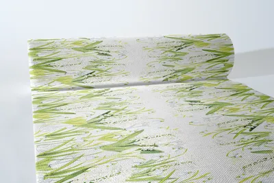 Produktbild von Airlaid Tischläufer Amelie, 40 cm x 24 m , 1 Stück - Mank - Frühling Maiglöckchen Blumen Floral