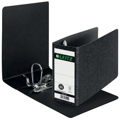 Produktbild von Leitz Ordner 10780000 DIN A6 quer 77mm Pappe schwarz