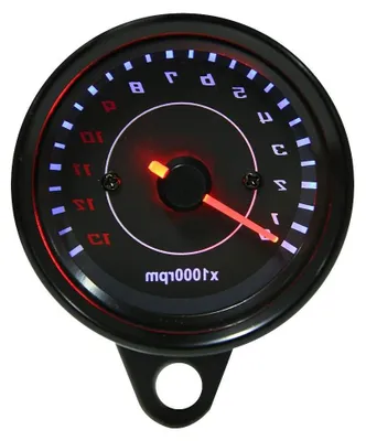 Productafbeelding van Motorfiets Toerentalmeter - Elektronische Toerenteller - Motorfiets Rijden - Waterdicht en Schokbestendig - 0-13000 RPM - Zwart
