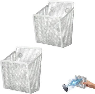 Immagine prodotto di Set magnetico da 2 pezzi, bianco, per cucina, bagno, ufficio