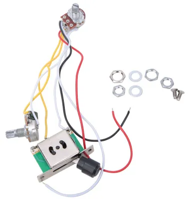 Produktbild von Gitarren-Kabelbaum-Elektronik-Kit 500K Potentiometer Musikinstrumentenzubehör