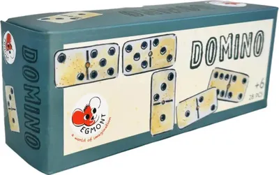 Produktbild von Egmont Toys Dominospiel aus Holz, 20x7x6cm, für Kinder ab 6 Jahren