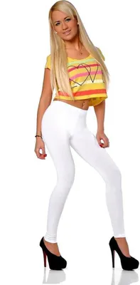 Obrázok produktu pre Dámske legíny Leo Zebra Print Stretch Slim Fit,  biele S/36