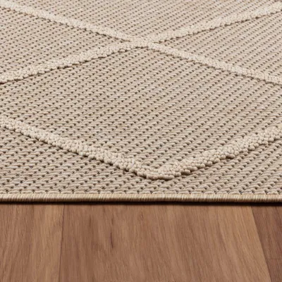Produktbild von Villa Möbel Pativa Bettumrandungs-Teppich Set Beige, Grösse:2 x 80x150 cm + 1 x 80x250 cm