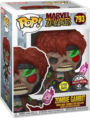 Produktbild von Marvel Zombies - Zombie Gambit 793 Glows Special Edition - Funko Pop! - Vinyl Figur