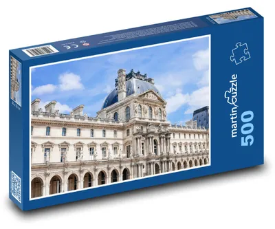 Produktbild von martinpuzzle - Puzzle 500 Teile - Louvre-Museum - Paris
