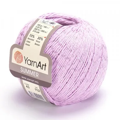 Obrázok produktu pre Yarn Art Summer 43 Lavender Pletacia priadza