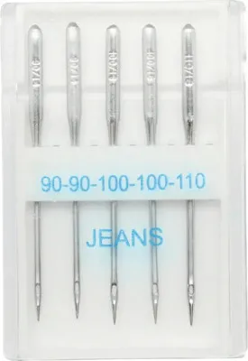 Produktbild von Nähmaschinen-Nadeln Jeans Nr. 90-110 5 Stück