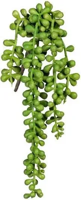 Produktbild von artplants.de Kunst Erbsenpflanze FERTIN, Steckstab, grün, 35cm - Künstliche Sukkulente