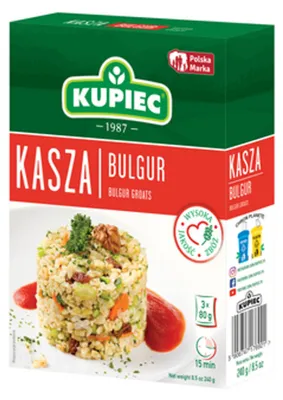 Zdjęcie produktu dla Kupiec Kasza bulgur 3x80g